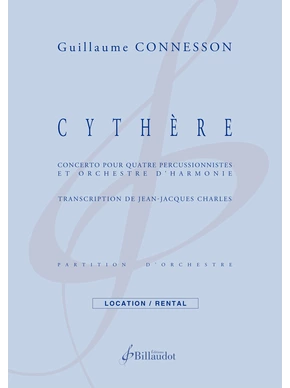 Cythère Arrangement pour orchestre d'harmonie